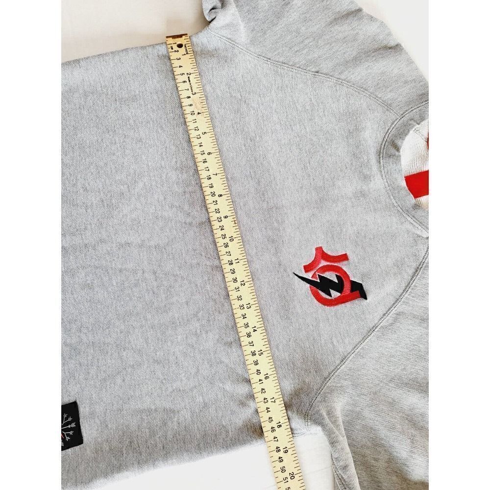 Nike Kevin Durant QT KD8.HO6 Crew Men's Sweatshirt Small Gray - Picture 2 of 9
